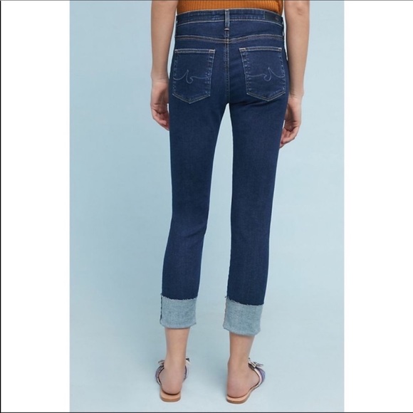 Adriano Goldschmied Stevie Cuff Slim Straight Jeans - Picture 2 of 9